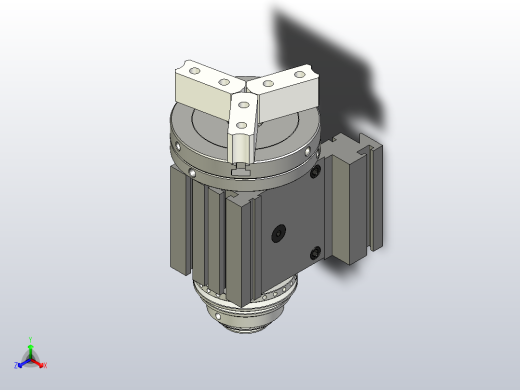 Taig分体式外壳主轴箱正等轴测缩略图
