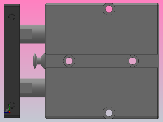TN系列双轴气缸TN-25X10-S右视缩略图