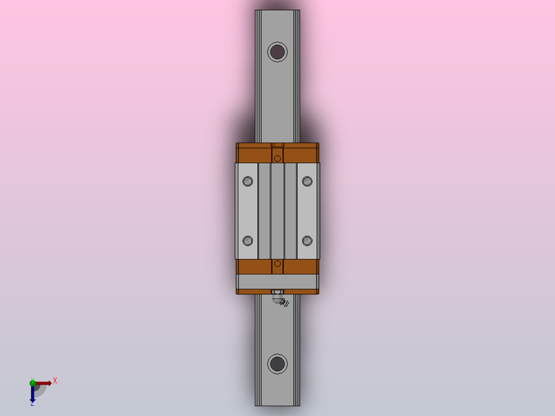 MSA-S╱LS直线导轨[MSA45SE1R400EZ0CI＋E2╱RC]俯视图