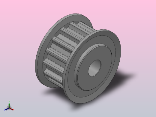 标准型半圆弧形齿同步带轮S5M型_SS5MHC-15-10-dc6-A