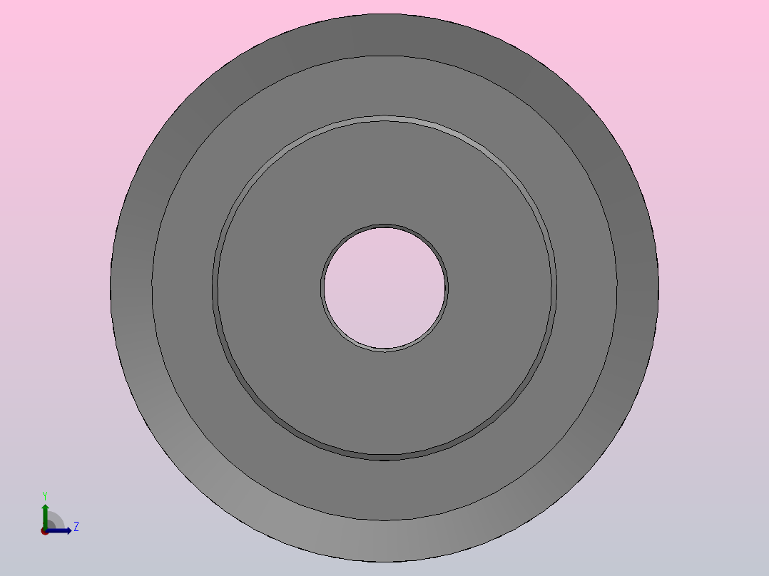 标准型半圆弧形齿同步带轮S5M型_SS5MHC-15-10-dc6-A左视图