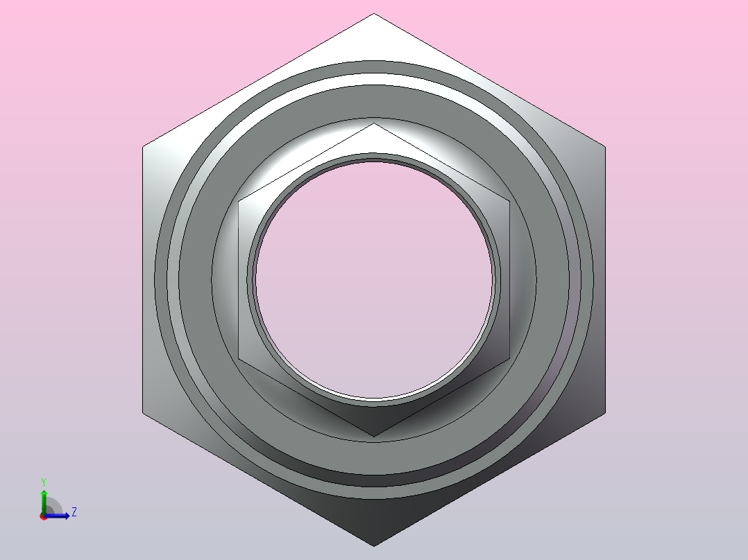 螺纹活接头[65]左视图