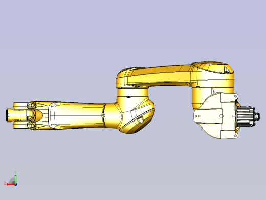 史陶比尔6-Axis Robotic Arm三维模型图纸后视缩略图