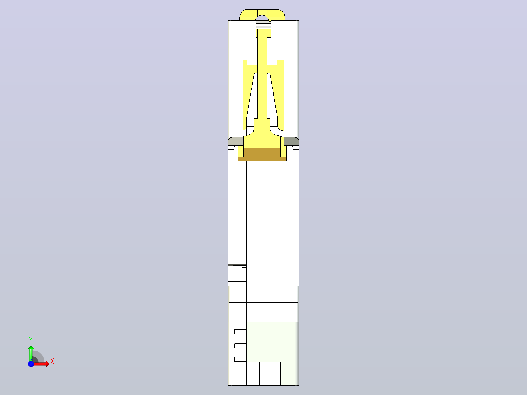 NBHLE-40Y&amp;1P&amp;N剩余电流动作断路器三维模型202307前视图