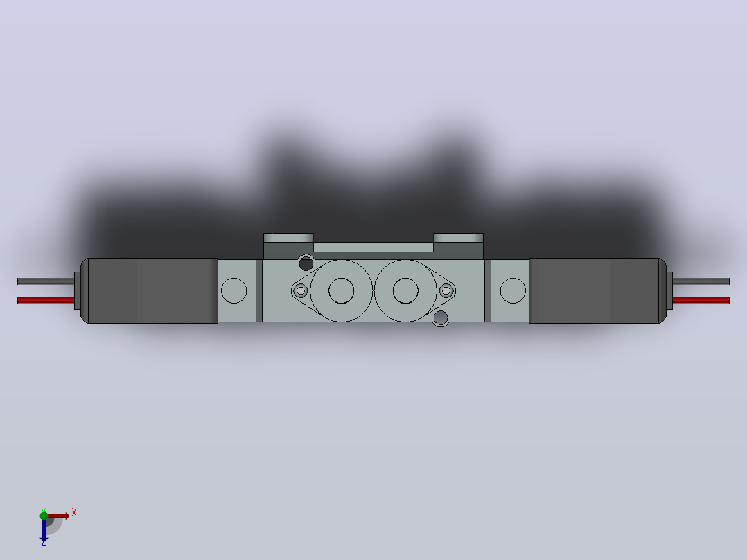 SY3320-GD-C4-6 双电控直接出线式电磁阀[SY3320-6-GD-M5-C4-F2]俯视图