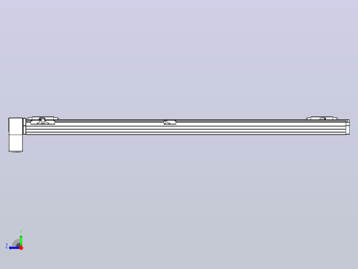 皮带直线轴双滑块型TPA-GCBS-80-P60-L525-RP-M20-N3右视缩略图