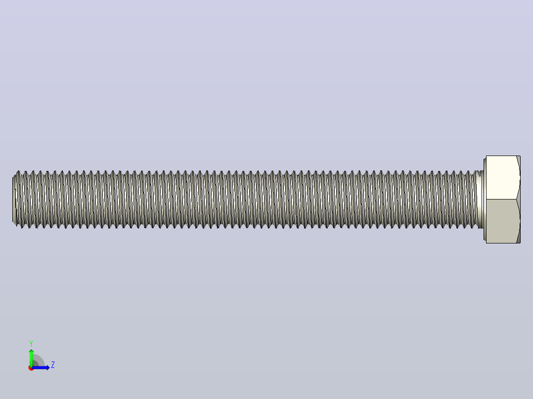 DIN_EN_ISO_4017_M16x130.ipt六角螺栓左视图