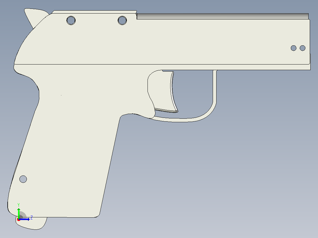 mk3手枪左视图
