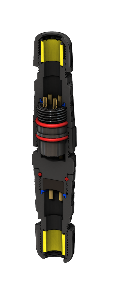 小型 5 针 4 针 3 针 2针连接器，防水等级 IP68缩略图