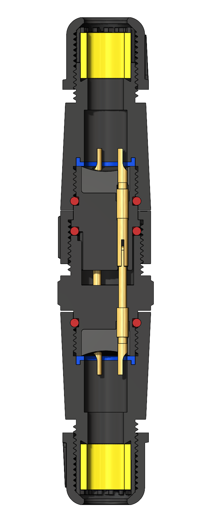 小型 5 针 4 针 3 针 2针连接器，防水等级 IP68