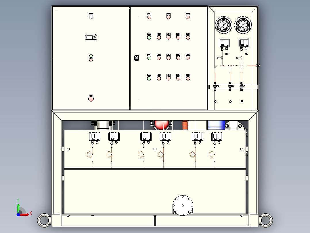 制冷机组 INV STP前视图