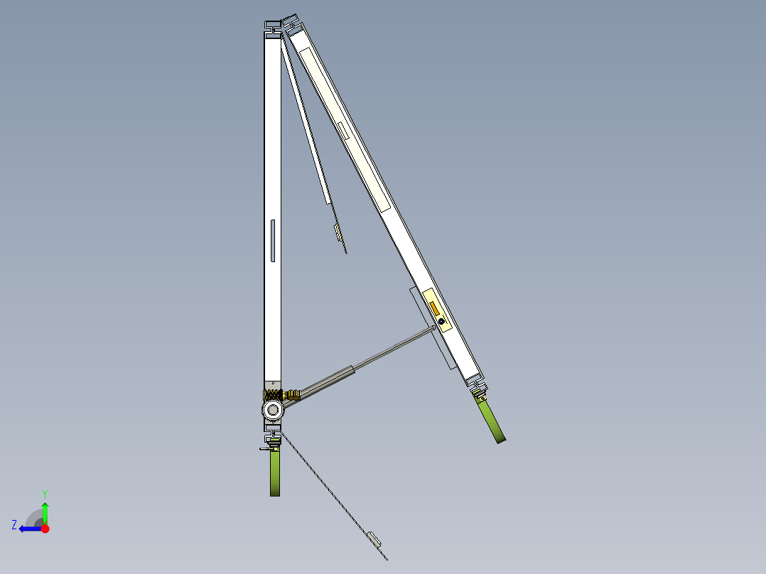 多功能可折叠画图板（cero+CAD+说明书）右视图
