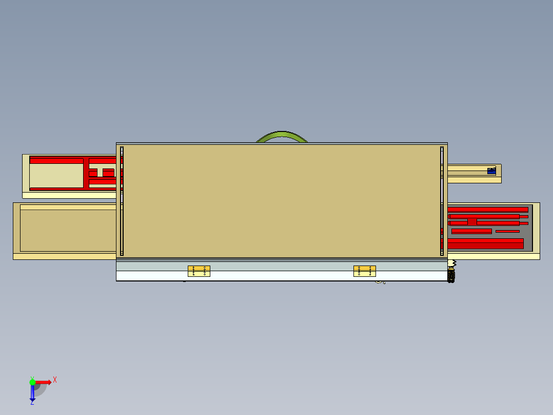 多功能可折叠画图板（cero+CAD+说明书）俯视图