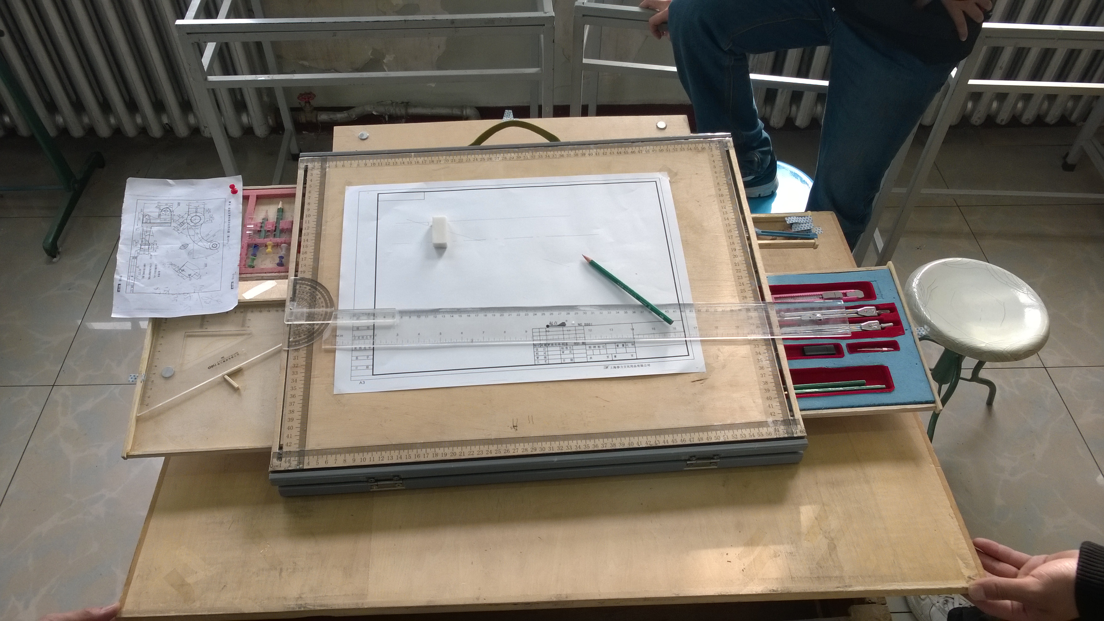 多功能可折叠画图板（cero+CAD+说明书）