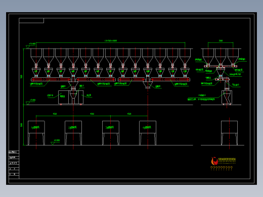 皮带机配料系统图
