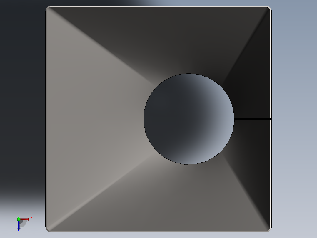 上方下圆钣金漏斗