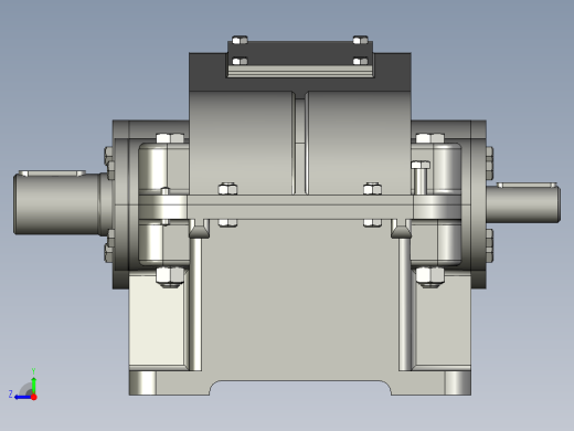 二级减速器右视缩略图
