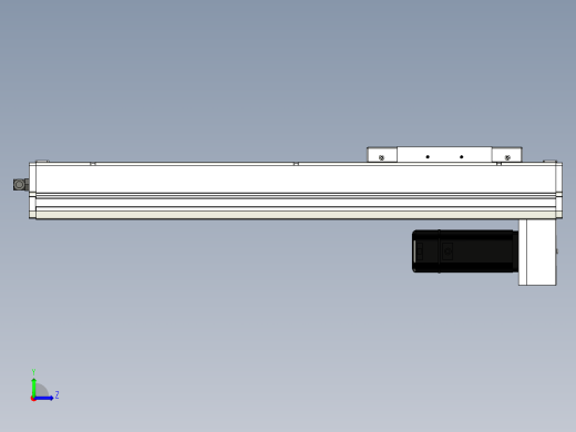 Toyo东佑达直线模组-ECH17-450-BM-400W+煞車左视缩略图