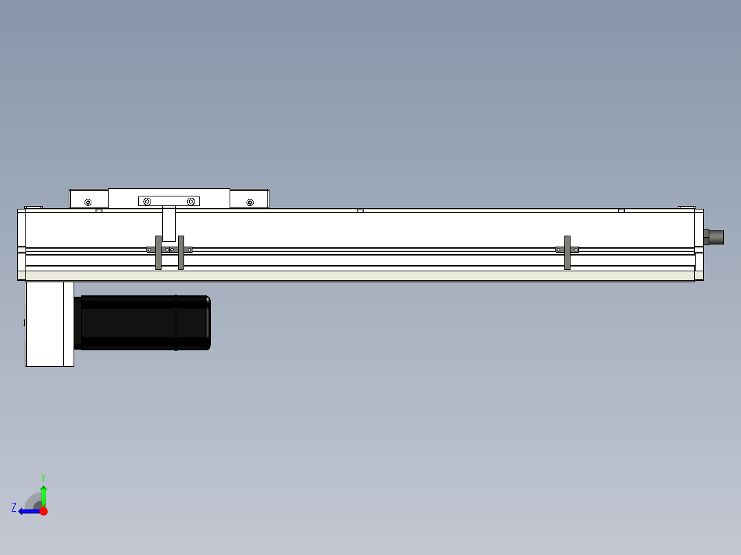 Toyo东佑达直线模组-ECH17-450-BM-400W+煞車右视图