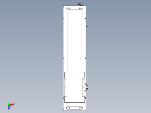 Toyo东佑达直线模组-ECH17-450-BM-400W+煞車俯视缩略图