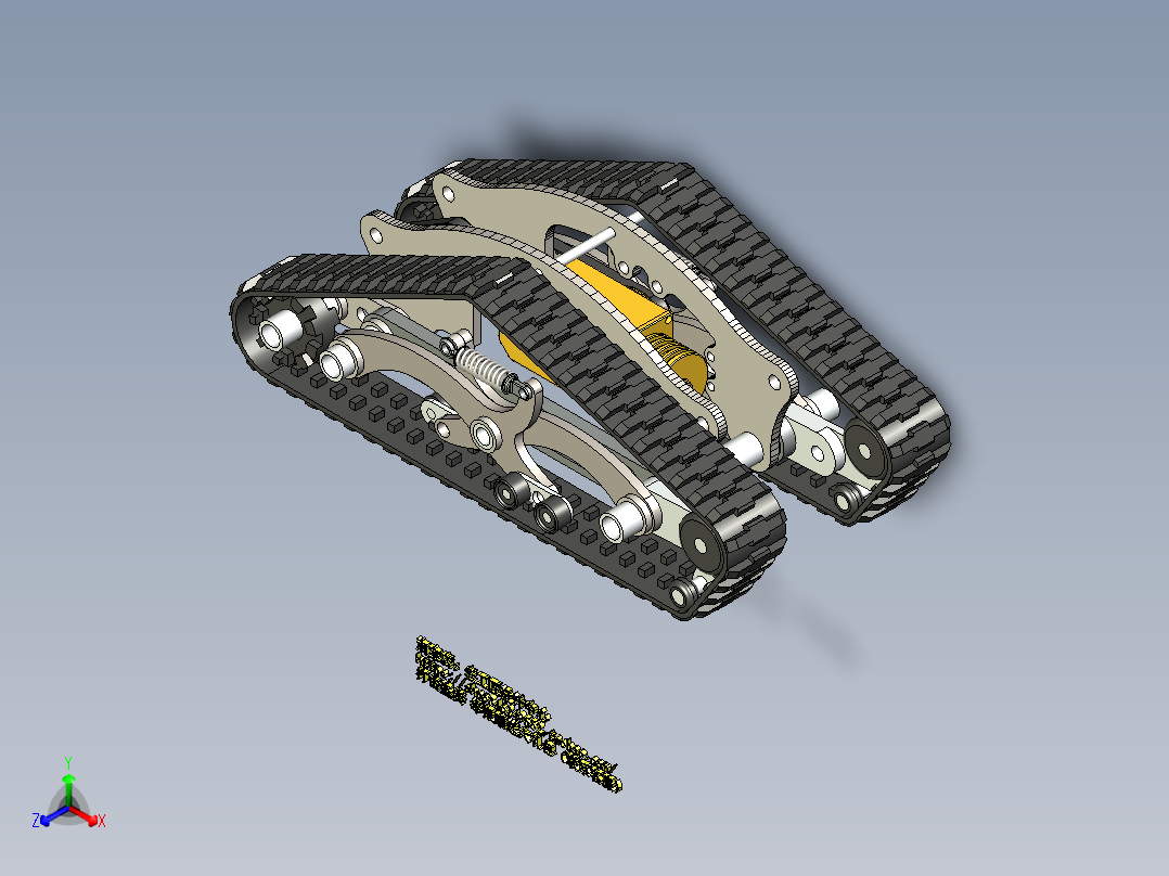 A2_DTV Shredder全地形履带滑板车SW2012正等轴测图