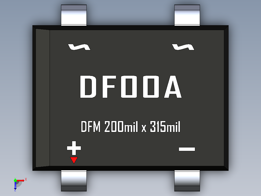 桥式整流器-DFM_315mil俯视图