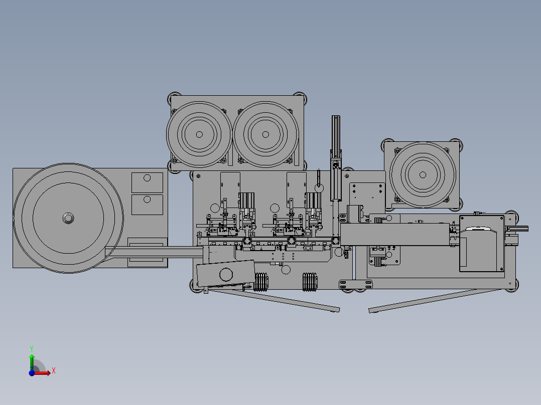 USB端子自动组装设备前视图