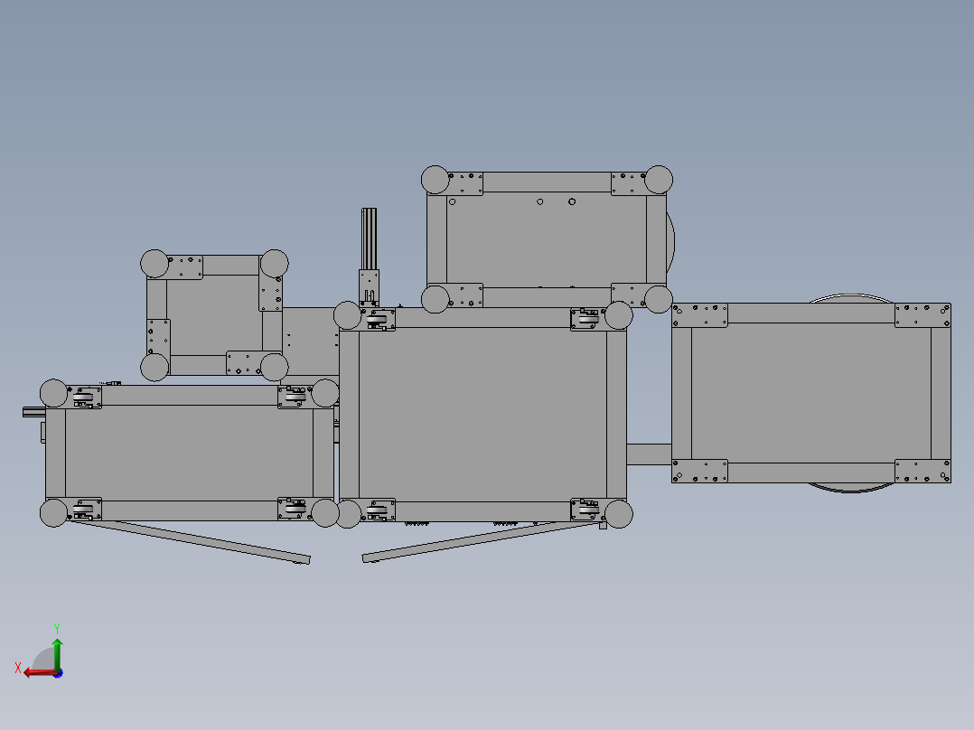USB端子自动组装设备后视图