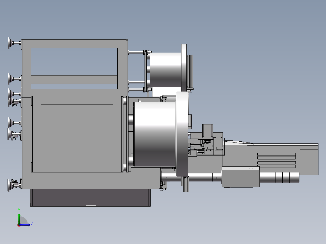 USB端子自动组装设备左视图