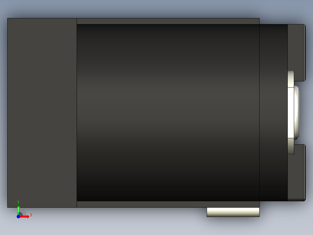 Arduino开发板DC Barrel Jack直流2.1mm端口前视图