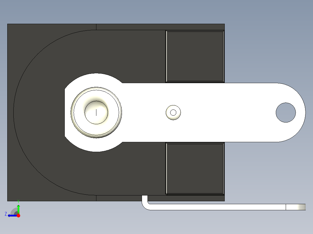 Arduino开发板DC Barrel Jack直流2.1mm端口右视图