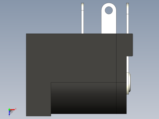 Arduino开发板DC Barrel Jack直流2.1mm端口俯视缩略图