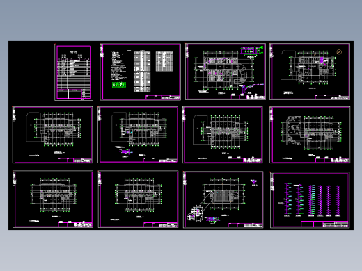 高层商务楼通风施工图