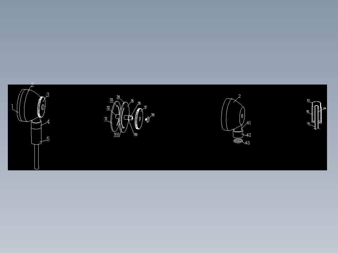 一种方便调节水流量的塑料花洒