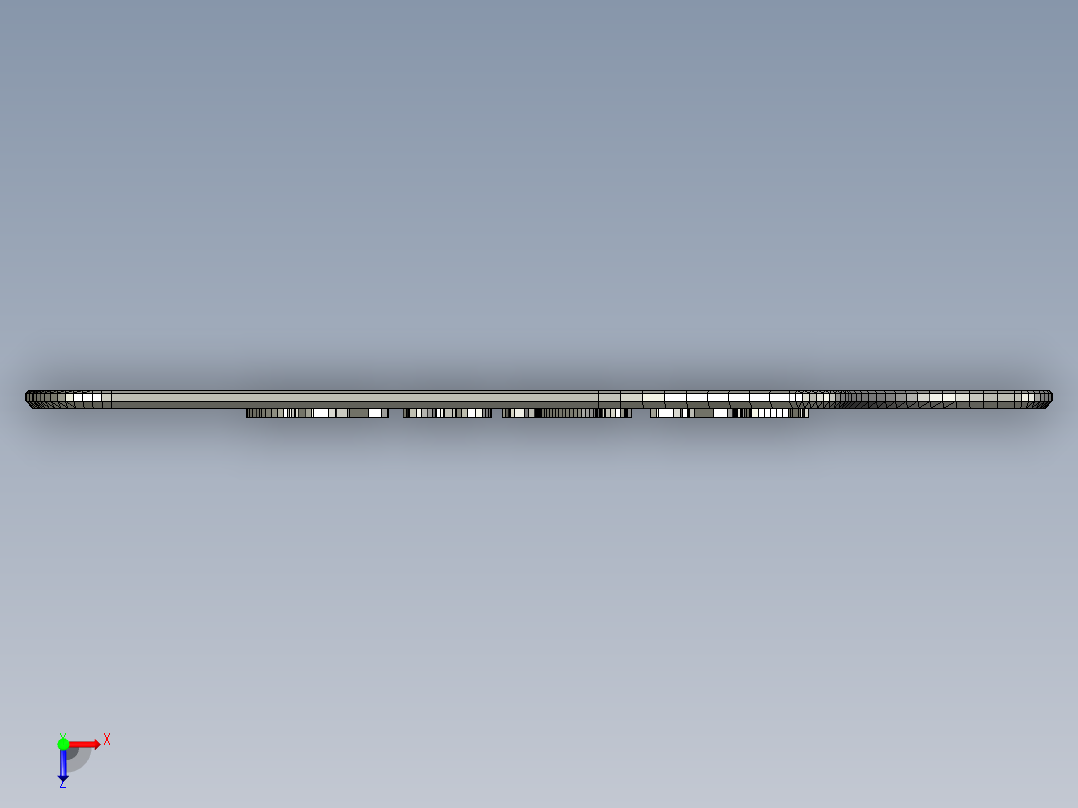 3D打印模型 - 弩1俯视图