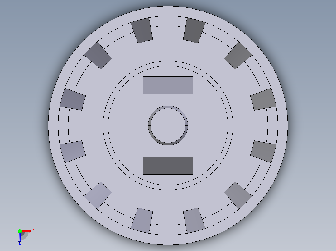 型材-KJN SUPPORT WHEEL 3842218942俯视图