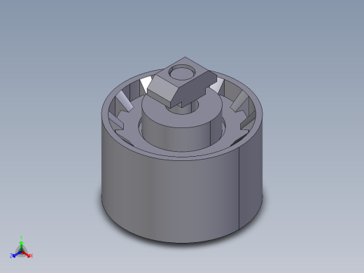 型材-KJN SUPPORT WHEEL 3842218942正等轴测缩略图