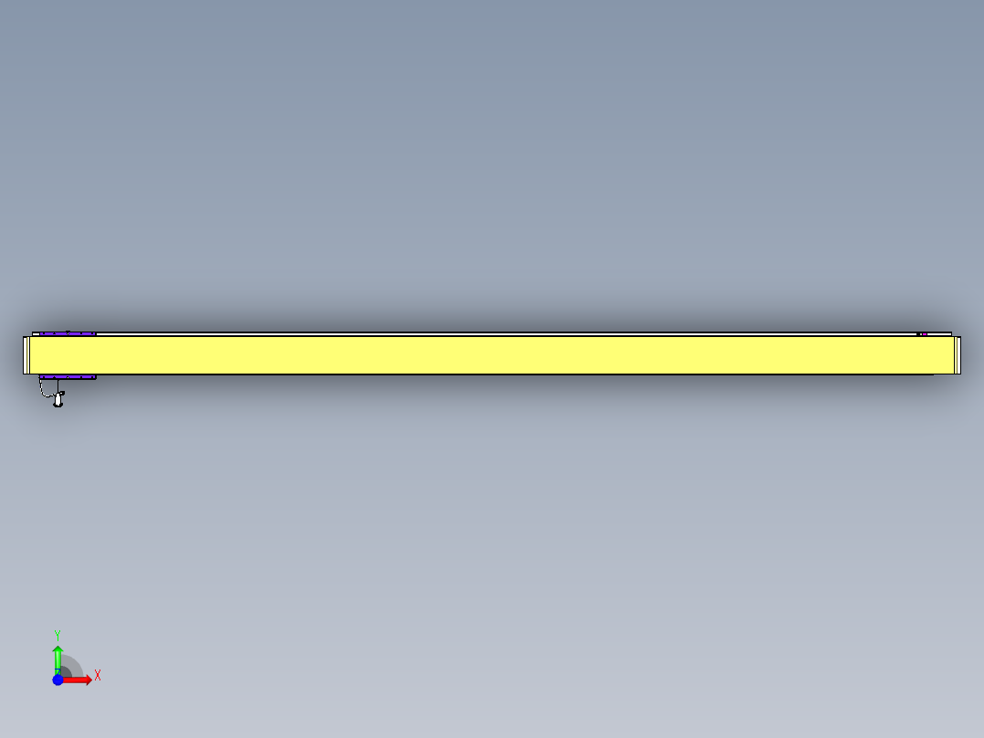 威洛博VL系列直线电机模组-VL14S3-S3150前视图