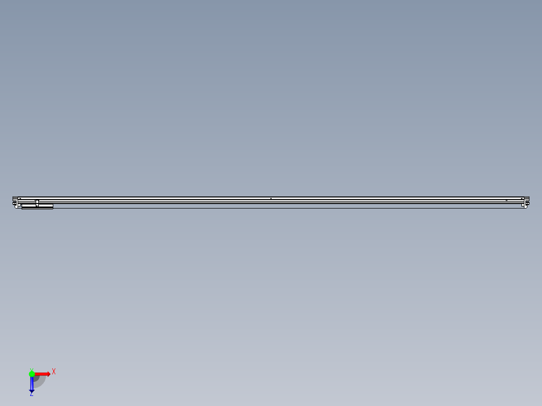 威洛博VL系列直线电机模组-VL14S3-S3150俯视图