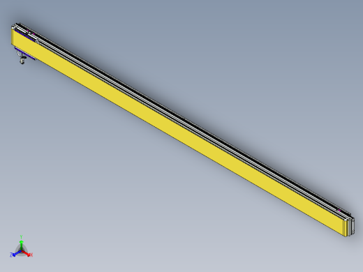 威洛博VL系列直线电机模组-VL14S3-S3150正等轴测缩略图