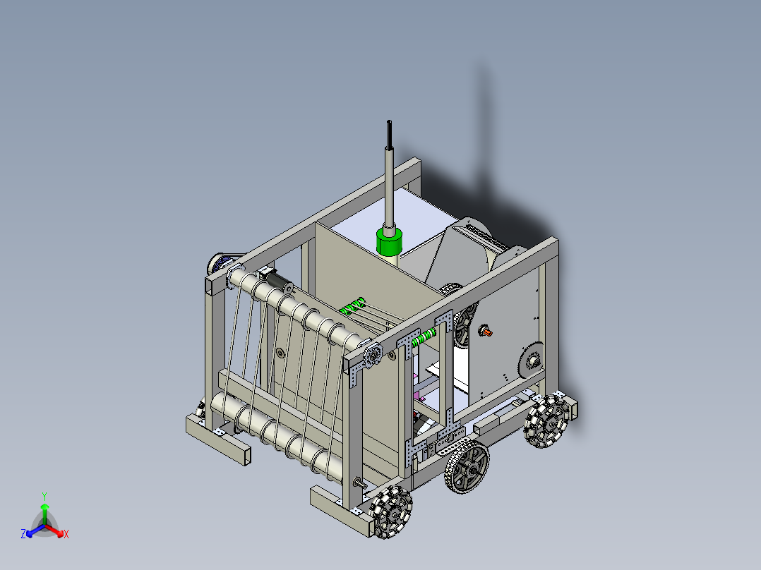 scurrier全向轮小车结构