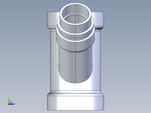 船舶管路系统S6_SeaDrainPLUS_45ReducerWye-SxSxS_37E163031_3x3x1-1-2in Sea Drain Plus - 45 Reducing Wye - SxSxS左视缩略图
