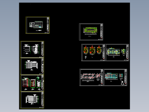 【5层】1236平方米局部五层教堂施工组织设计及工程量清单报价（含10张CAD图、施工总平图）