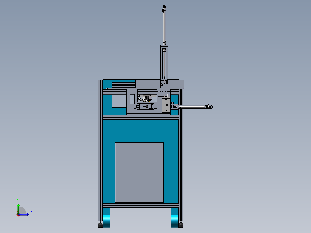 手套自动折叠捆扎机左视图