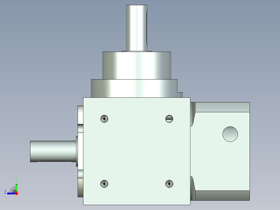 换向器PW70垂直输出-1 14-50-70-M4.stp右视图