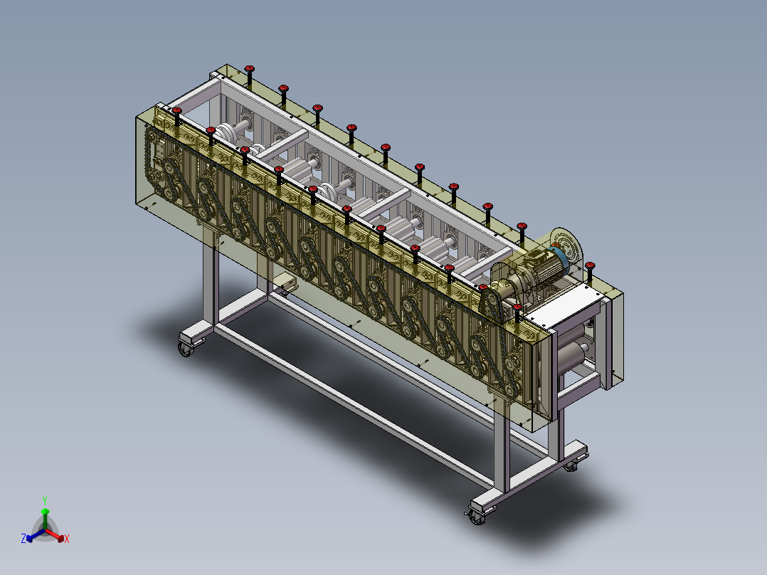 袋压机正等轴测图