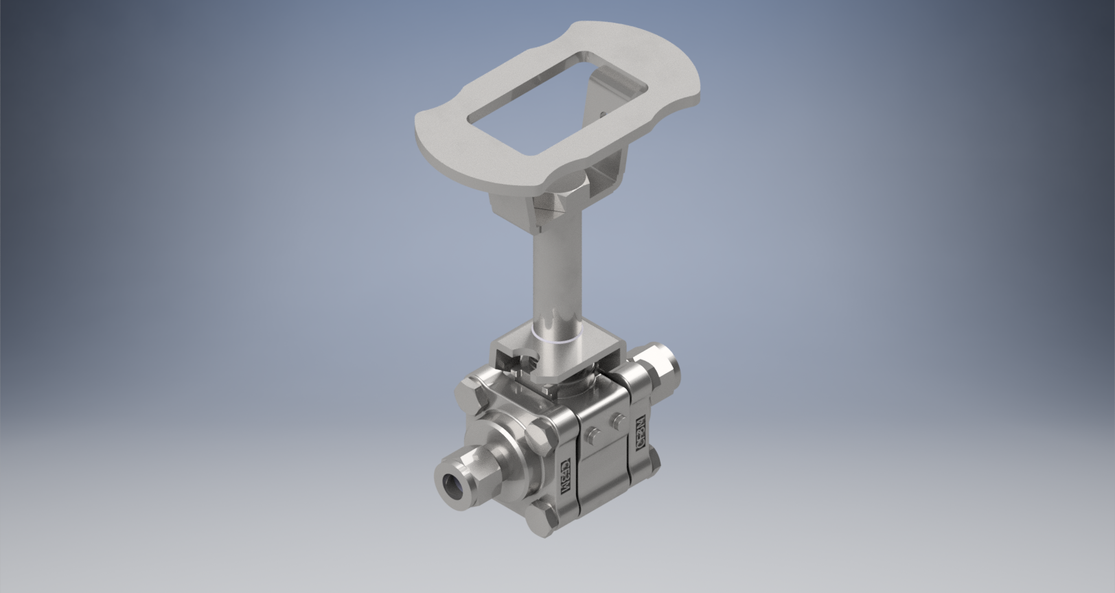 不锈钢三件式60系列热服务球阀，合金X-750阀座，3-8英寸