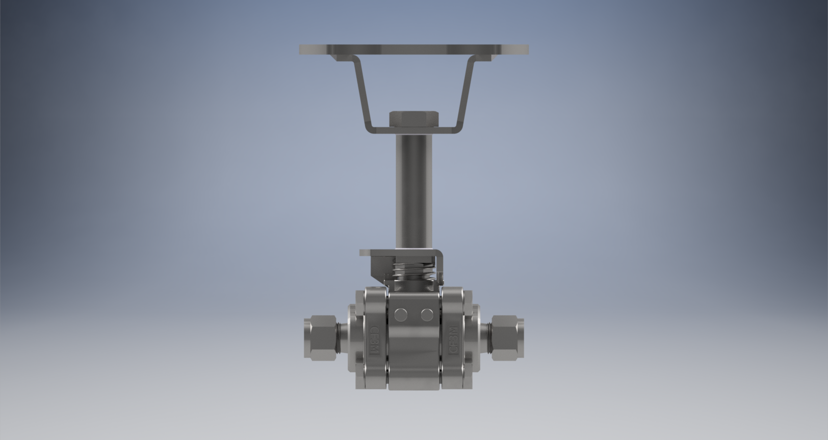 不锈钢三件式60系列热服务球阀，合金X-750阀座，3-8英寸