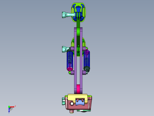 相机专用避震器支座俯视缩略图