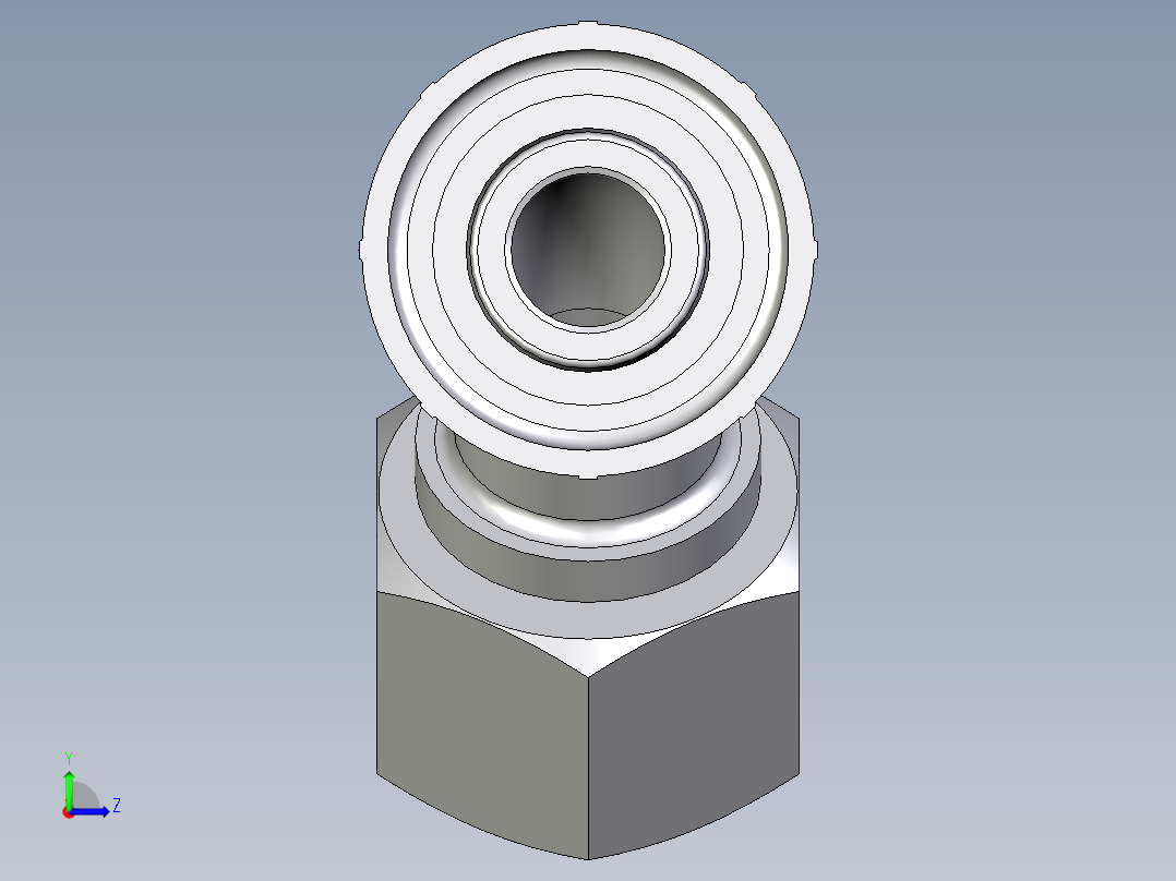 CE43系列-24°锥卡套轻型45°左视图
